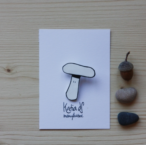 Broche champignon - Psalliota infida