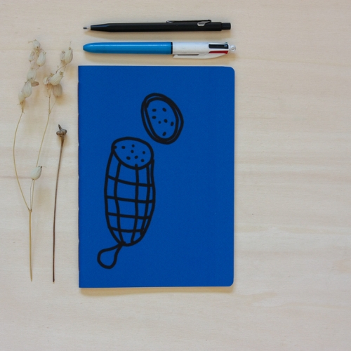 Cahier bâche A5 à pois - 12