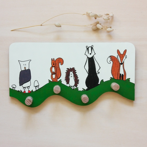 Patère animaux de la forêt - 2