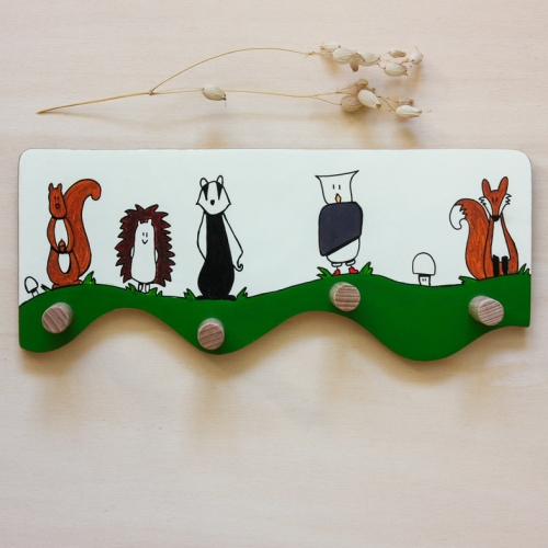 Patère animaux de la forêt - 3