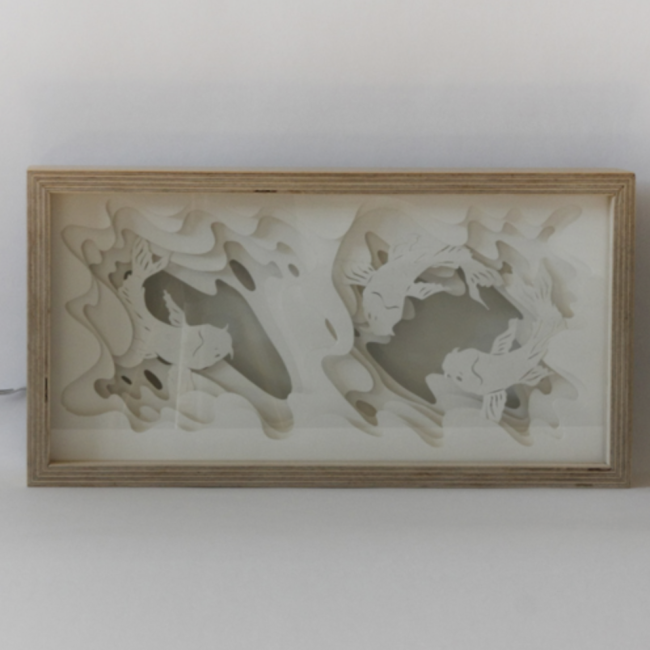 Rêve lumineux – Carpe koï